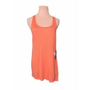Thread 4 Thoughts Orange Racer Back Top Size Large